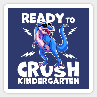 I'm Ready To Crush Kindergarten Dinosaur Back To School Kids Sticker